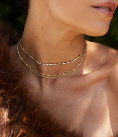 Zag Bijoux Necklace Collection - Gold Plated Steel (13)