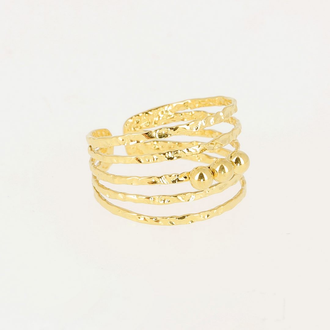 Zag Bijoux Ring Collection - Gold Plated Steel