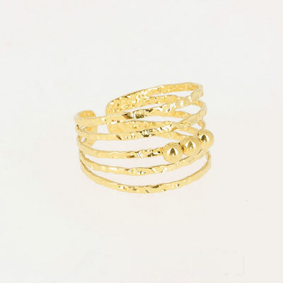 Zag Bijoux Ring Collection - Gold Plated Steel