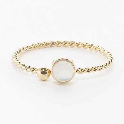 Zag Bijoux Ring Collection - Gold Plated Steel