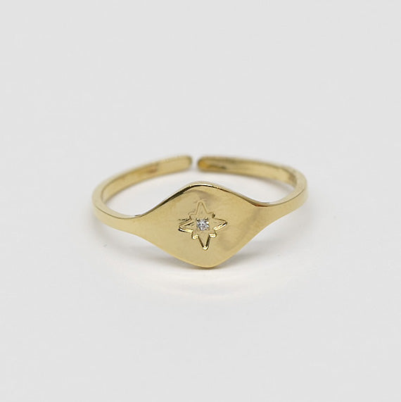 Zag Bijoux Ring Collection - Gold Plated Steel