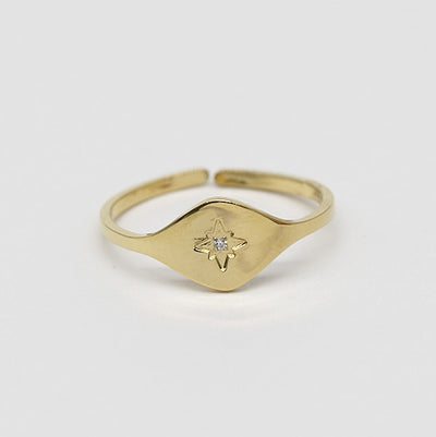 Zag Bijoux Ring Collection - Gold Plated Steel