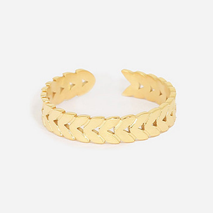 Zag Bijoux Ring Collection - Gold Plated Steel