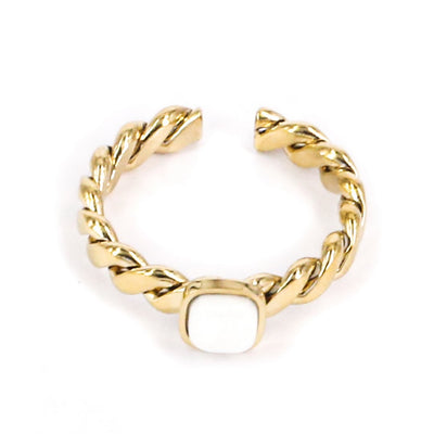 Zag Bijoux Ring Collection - Gold Plated Steel