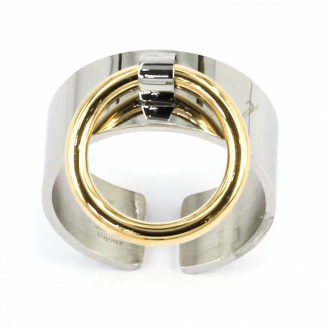 Zag Bijoux Ring Collection - Gold Plated Steel & Steel