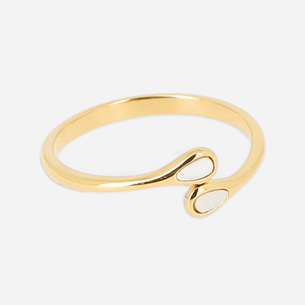 Zag Bijoux Ring Collection - Gold Plated Steel