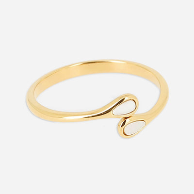 Zag Bijoux Ring Collection - Gold Plated Steel