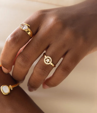 Zag Bijoux Ring Collection - Gold Plated Steel (18)