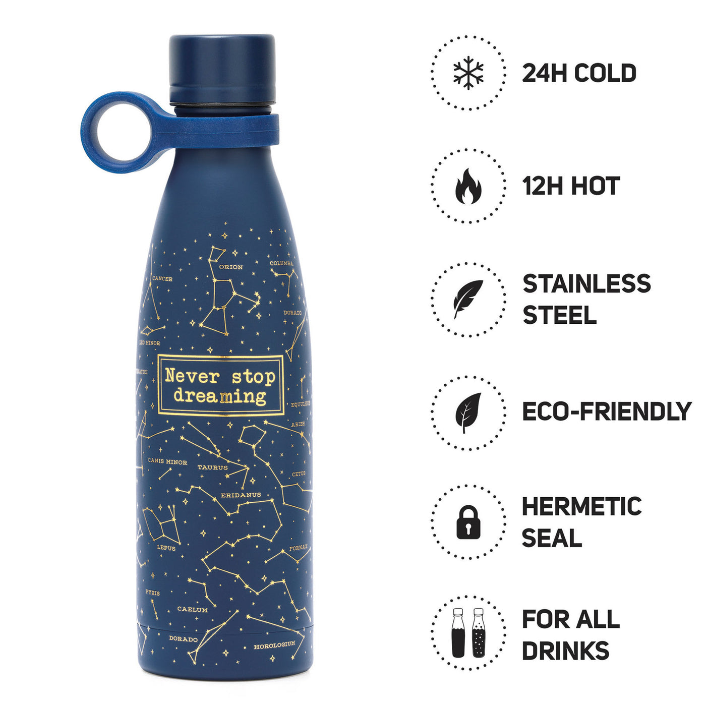 Legami Hot & Cold - 500 ml Vacuum Bottle Collection