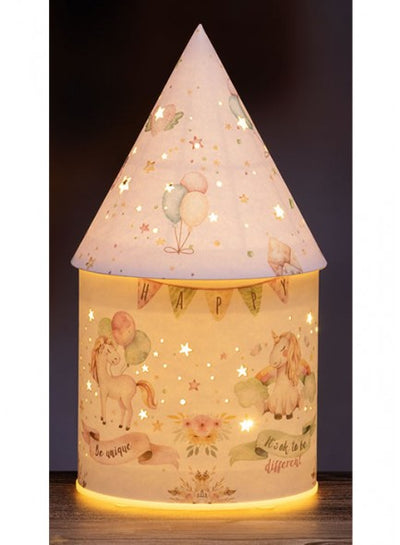 The Grange Interiors LED Light Up House Blue/Pink