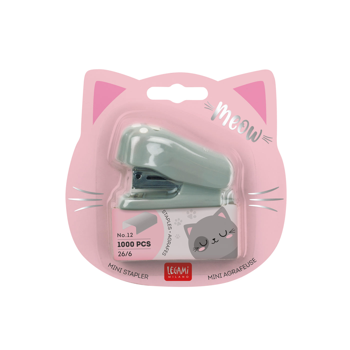 Legami Mini Stapler - Meow Kitty