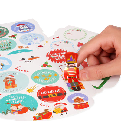 Legami Christmas 2025 - Santa Claus Sticker Book - Set of 150