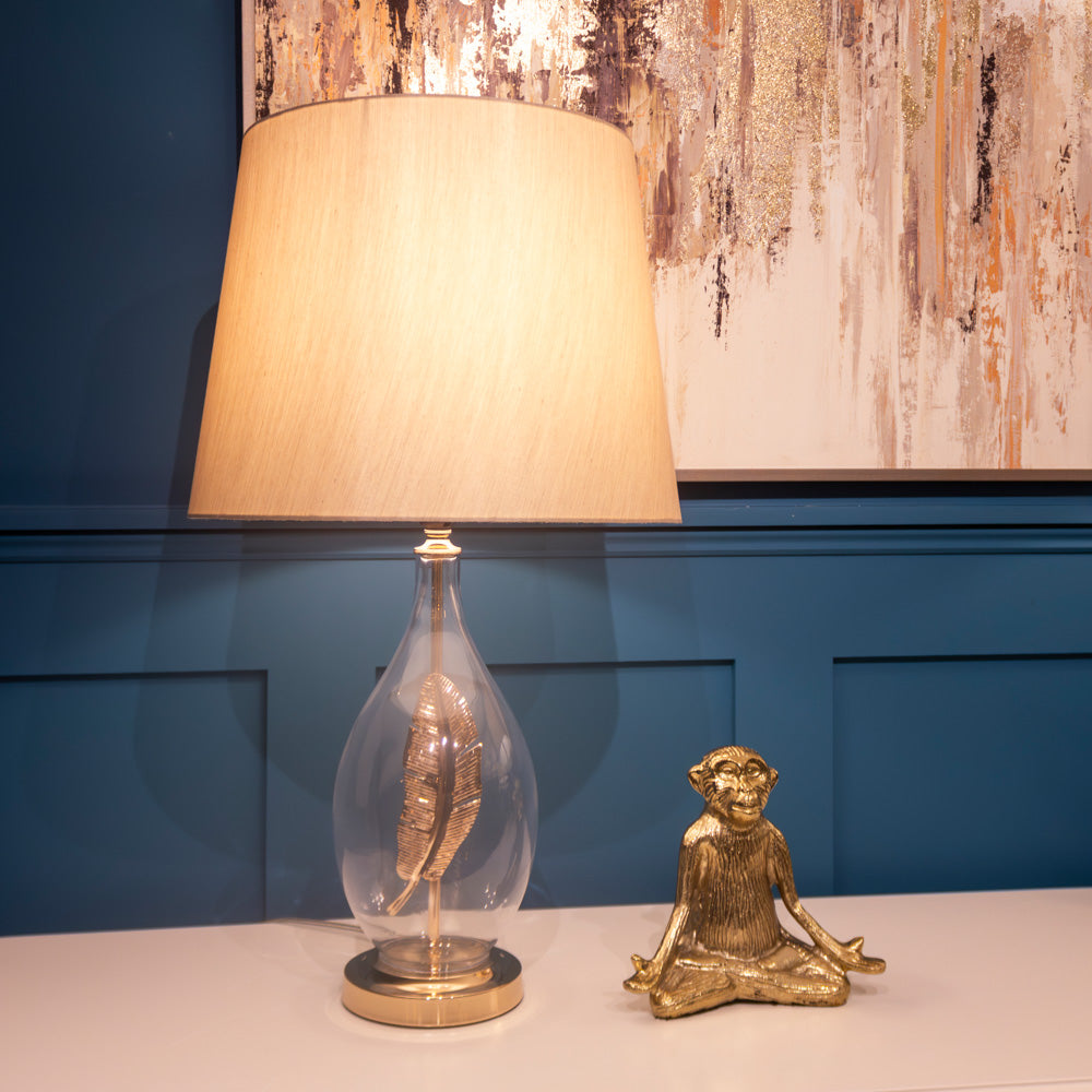 Tara Lane Table Lamp -  Sora Feather ** CLICK & COLLECT ONLY**