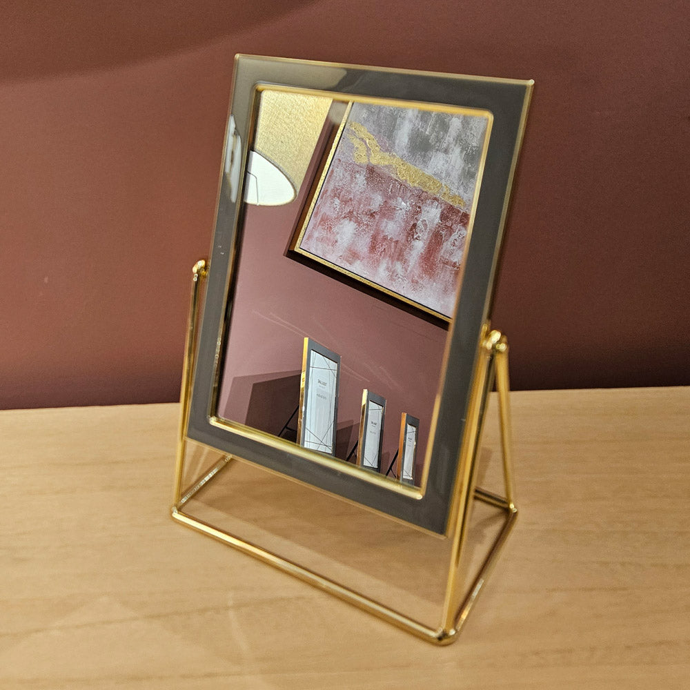 Tara Lane Vanity Mirror - Ella Grey/Gold