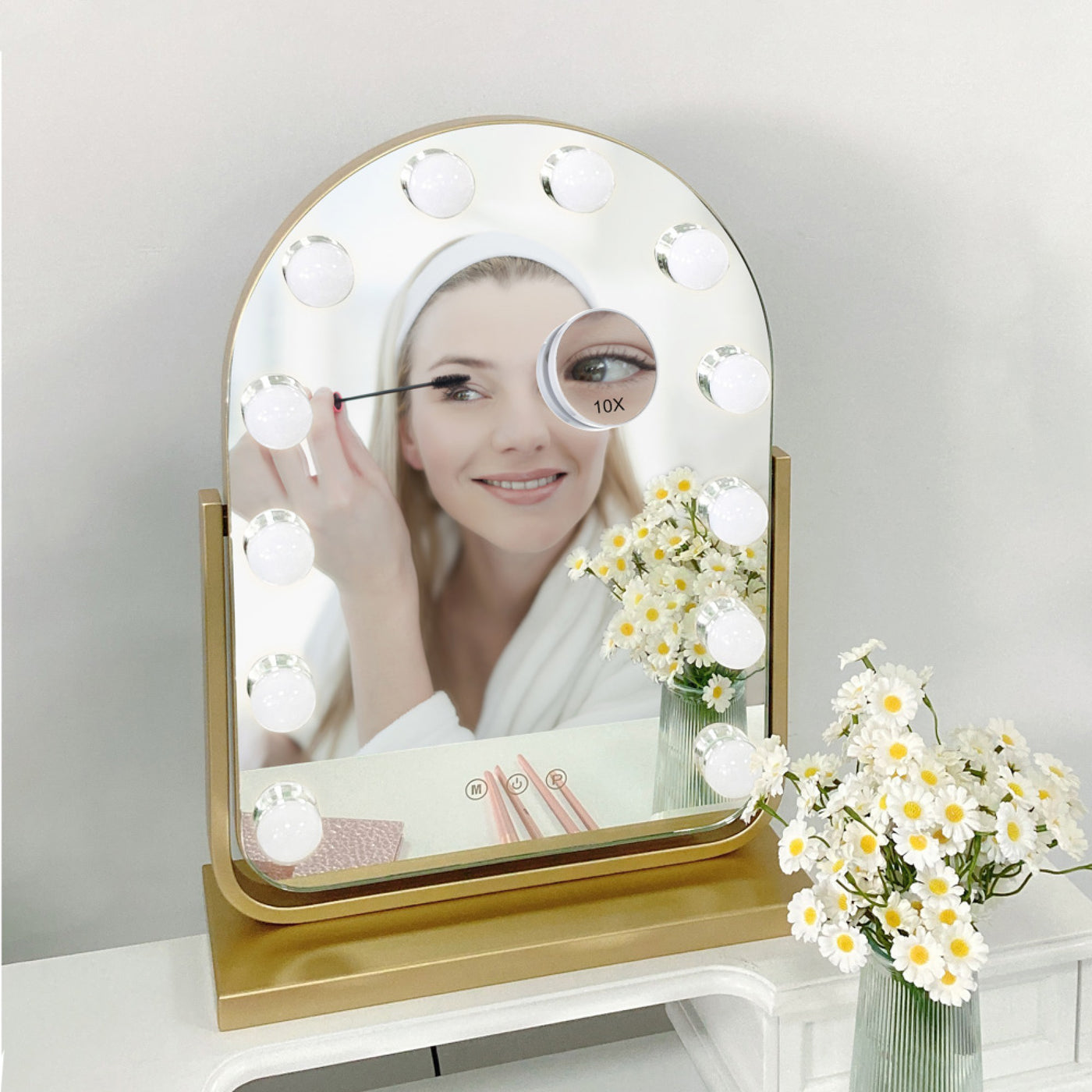 Tara Lane Vanity Mirror - Hollywood Bulb Arch **CLICK & COLLECT ONLY**