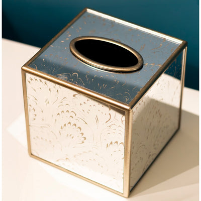 Tara Lane Tissue Box Collection - Lyra Champagne Square/Rectangular