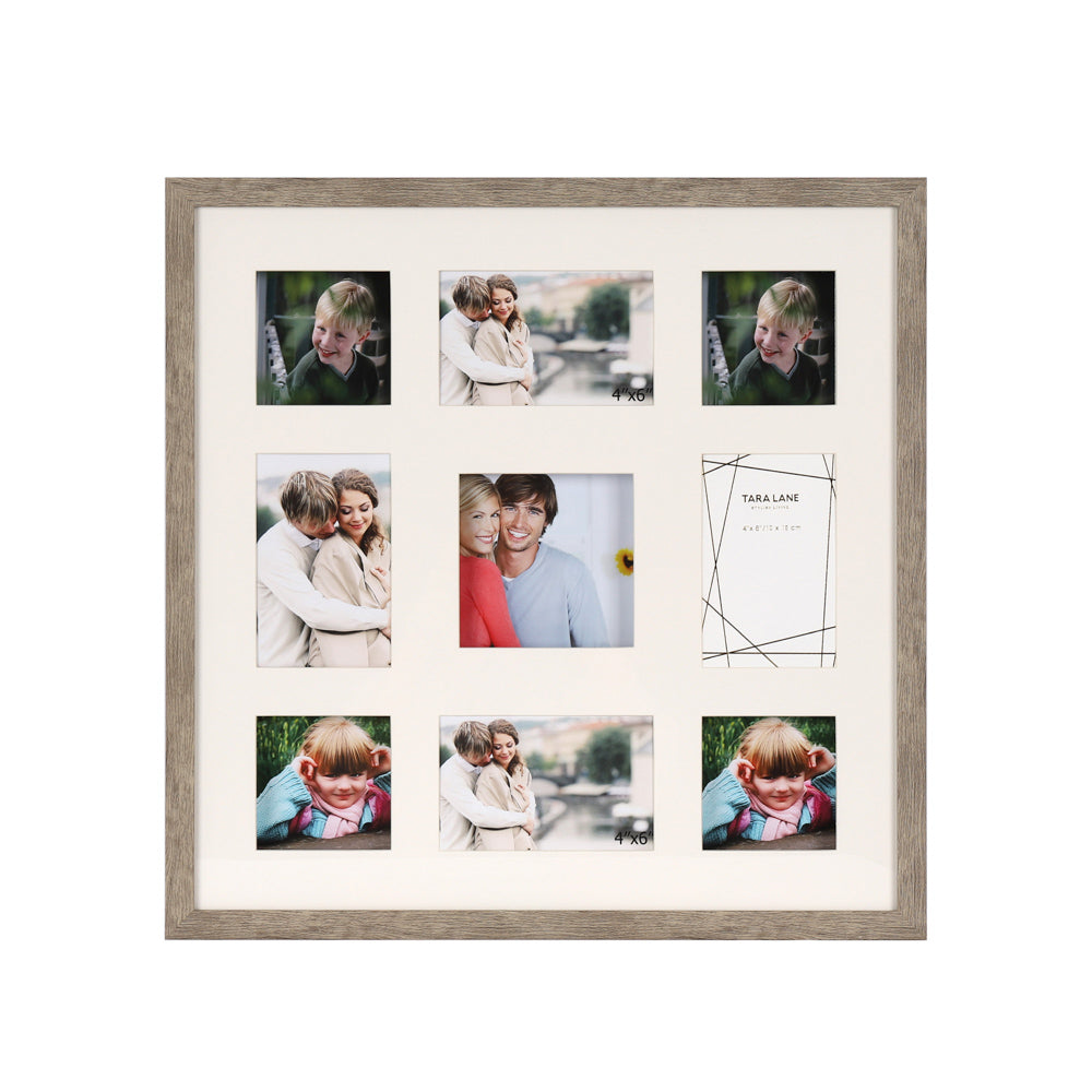 Tara Lane Photo Frame Collection - Gallery Rustic Oak/Champagne