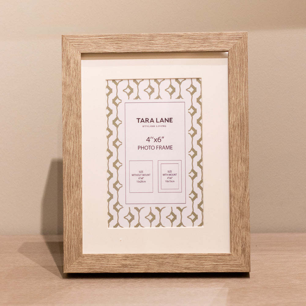 Tara Lane Photo Frame Collection - Gallery Rustic Oak/Champagne