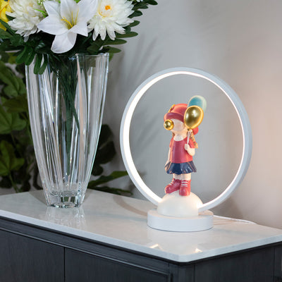 Tara Lane Table Lamp - Balloon Girl/Bunny Astronaut USB Rechargeable ** CLICK & COLLECT ONLY**