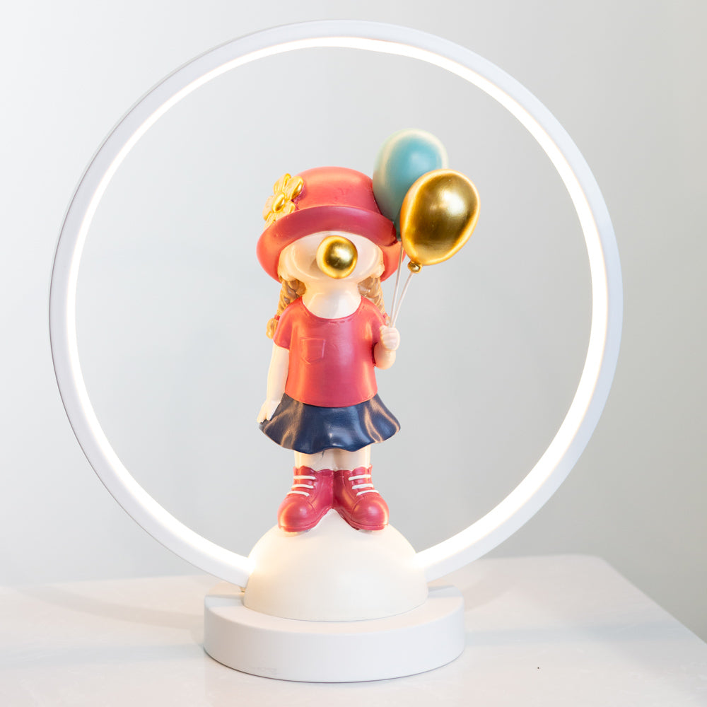 Tara Lane Table Lamp - Balloon Girl/Bunny Astronaut USB Rechargeable ** CLICK & COLLECT ONLY**