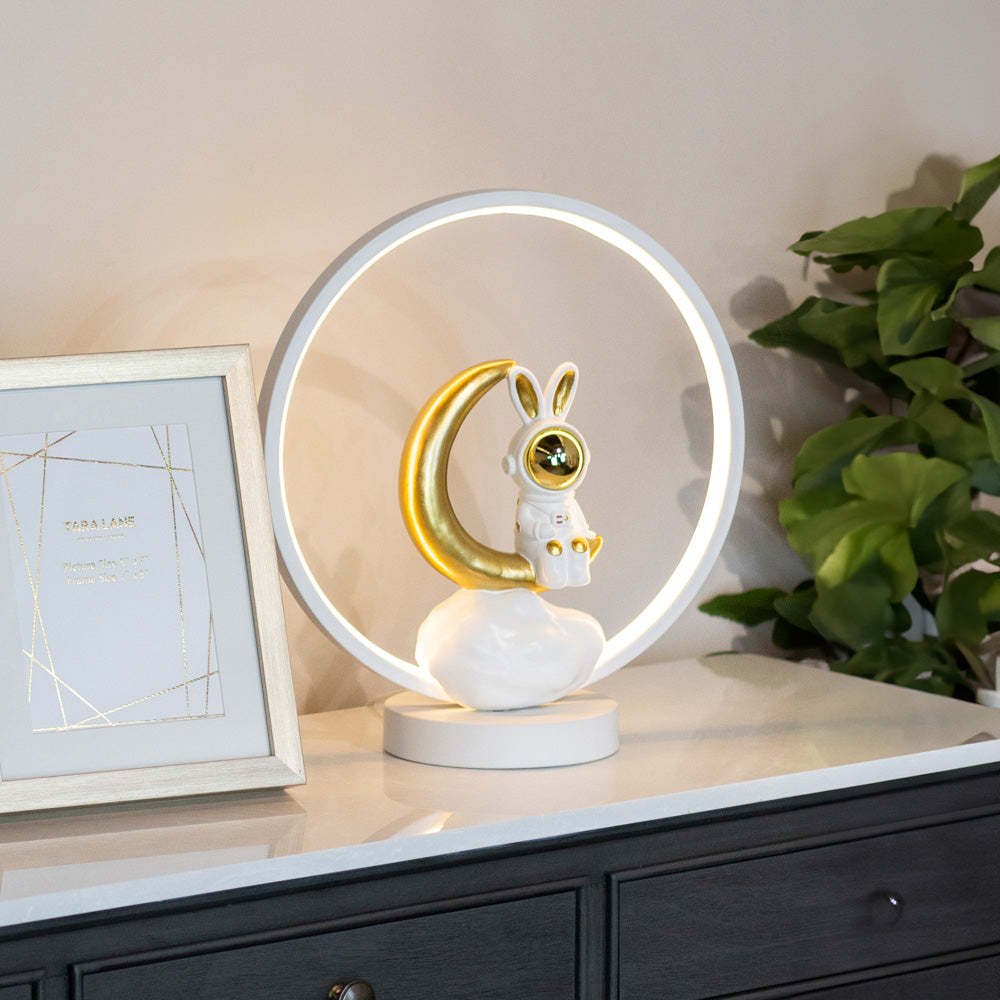 Tara Lane Table Lamp - Balloon Girl/Bunny Astronaut USB Rechargeable ** CLICK & COLLECT ONLY**