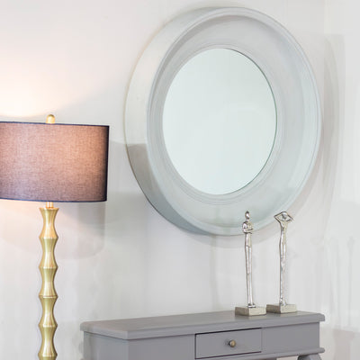 Tara Lane Mirror - Marcella Oyster Deep Round  **CLICK & COLLECT ONLY**
