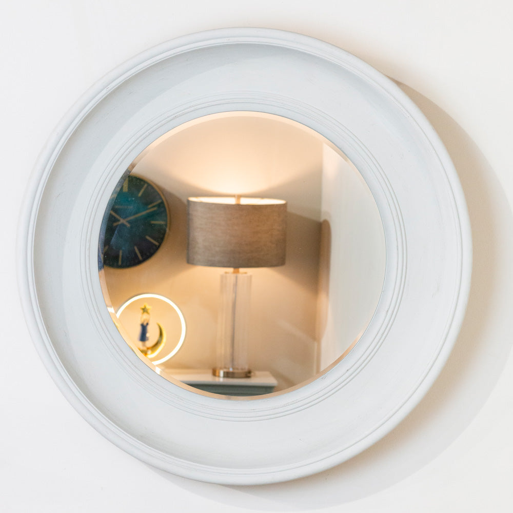 Tara Lane Mirror - Marcella Oyster Deep Round  **CLICK & COLLECT ONLY**