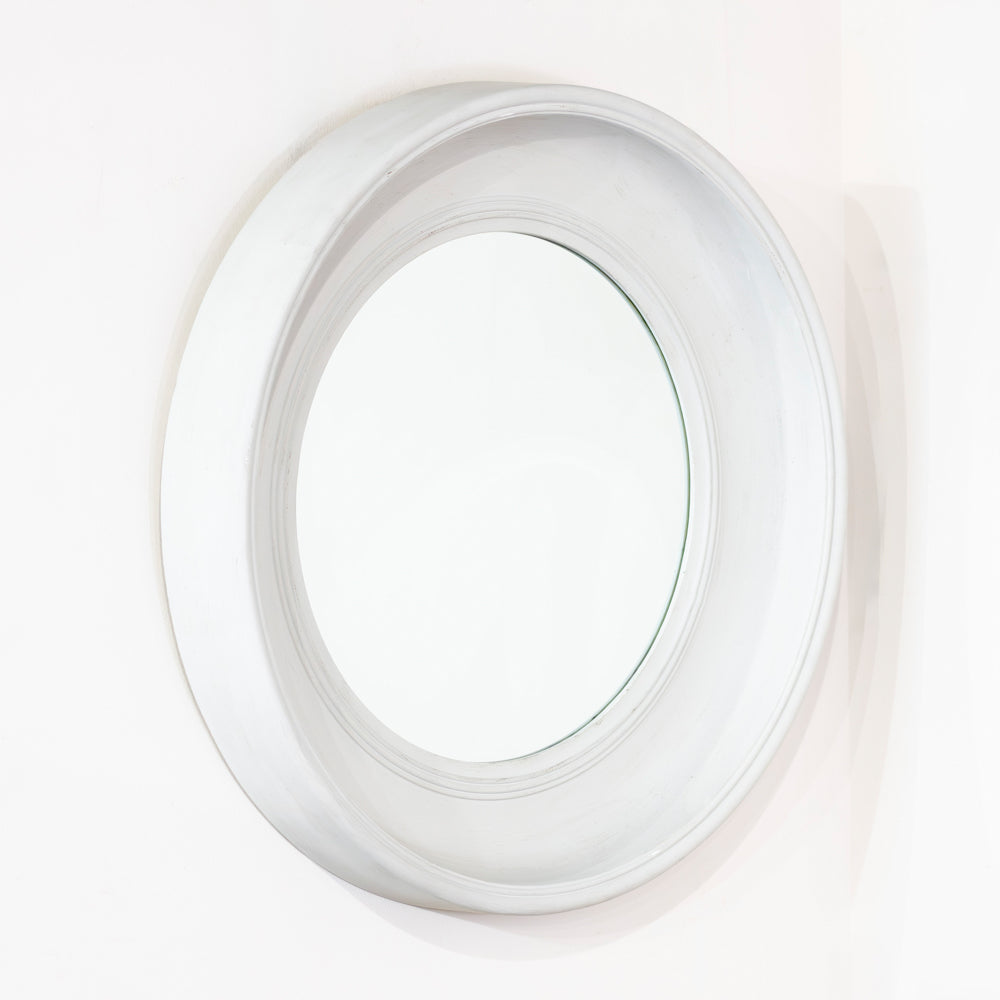 Tara Lane Mirror - Marcella Oyster Deep Round  **CLICK & COLLECT ONLY**