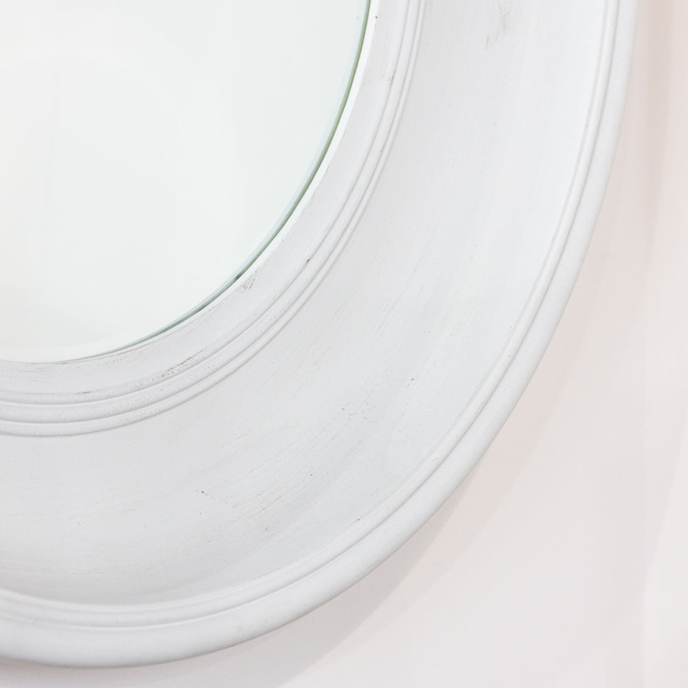 Tara Lane Mirror - Marcella Oyster Deep Round  **CLICK & COLLECT ONLY**