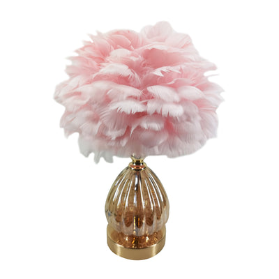 Tara Lane Table Lamp - Raya Pink Feather ** CLICK & COLLECT ONLY**
