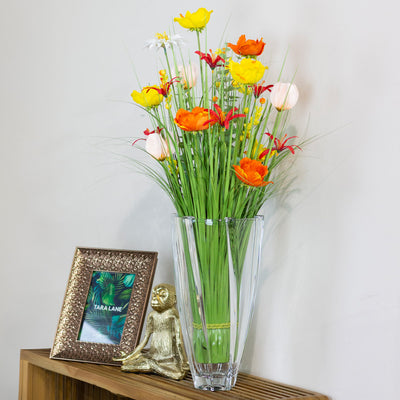 Tara Lane Artifical Floral & Plant Collection - Wildflower Daisy/Rose Bundle