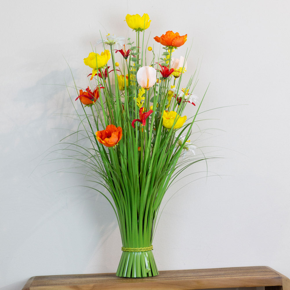 Tara Lane Artifical Floral & Plant Collection - Wildflower Daisy/Rose Bundle