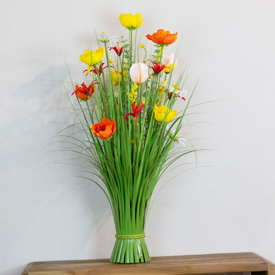 Tara Lane Artifical Floral & Plant Collection - Wildflower Daisy/Rose Bundle