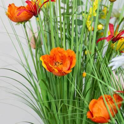Tara Lane Artifical Floral & Plant Collection - Wildflower Daisy/Rose Bundle
