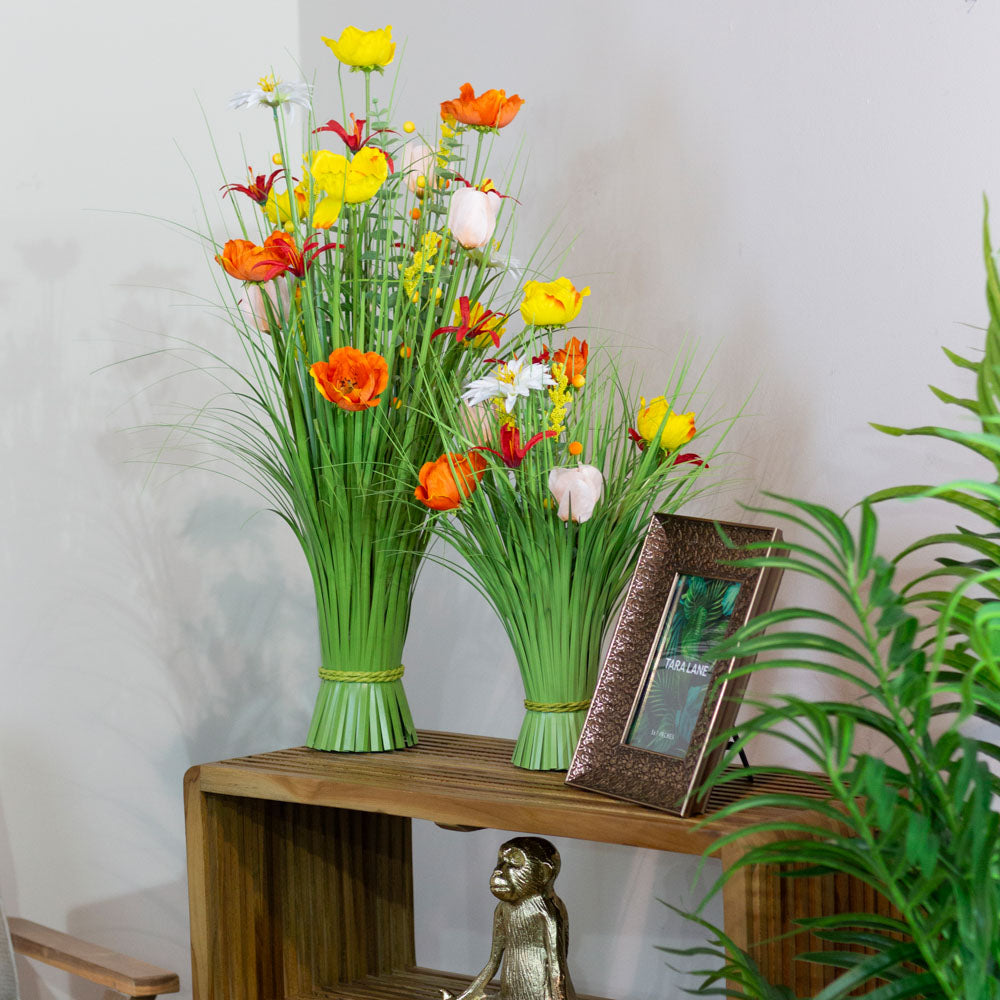 Tara Lane Artifical Floral & Plant Collection - Wildflower Daisy/Rose Bundle