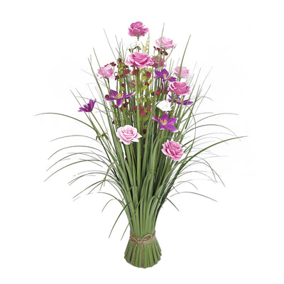 Tara Lane Artifical Floral & Plant Collection - Wildflower Daisy/Rose Bundle