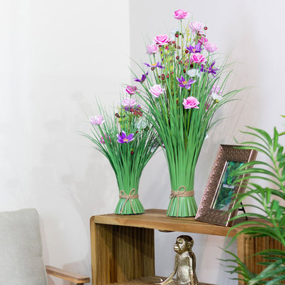 Tara Lane Artifical Floral & Plant Collection - Wildflower Daisy/Rose Bundle