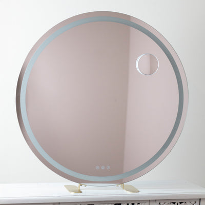Tara Lane Vanity Mirror - Hollywood Round Gold **CLICK & COLLECT ONLY**
