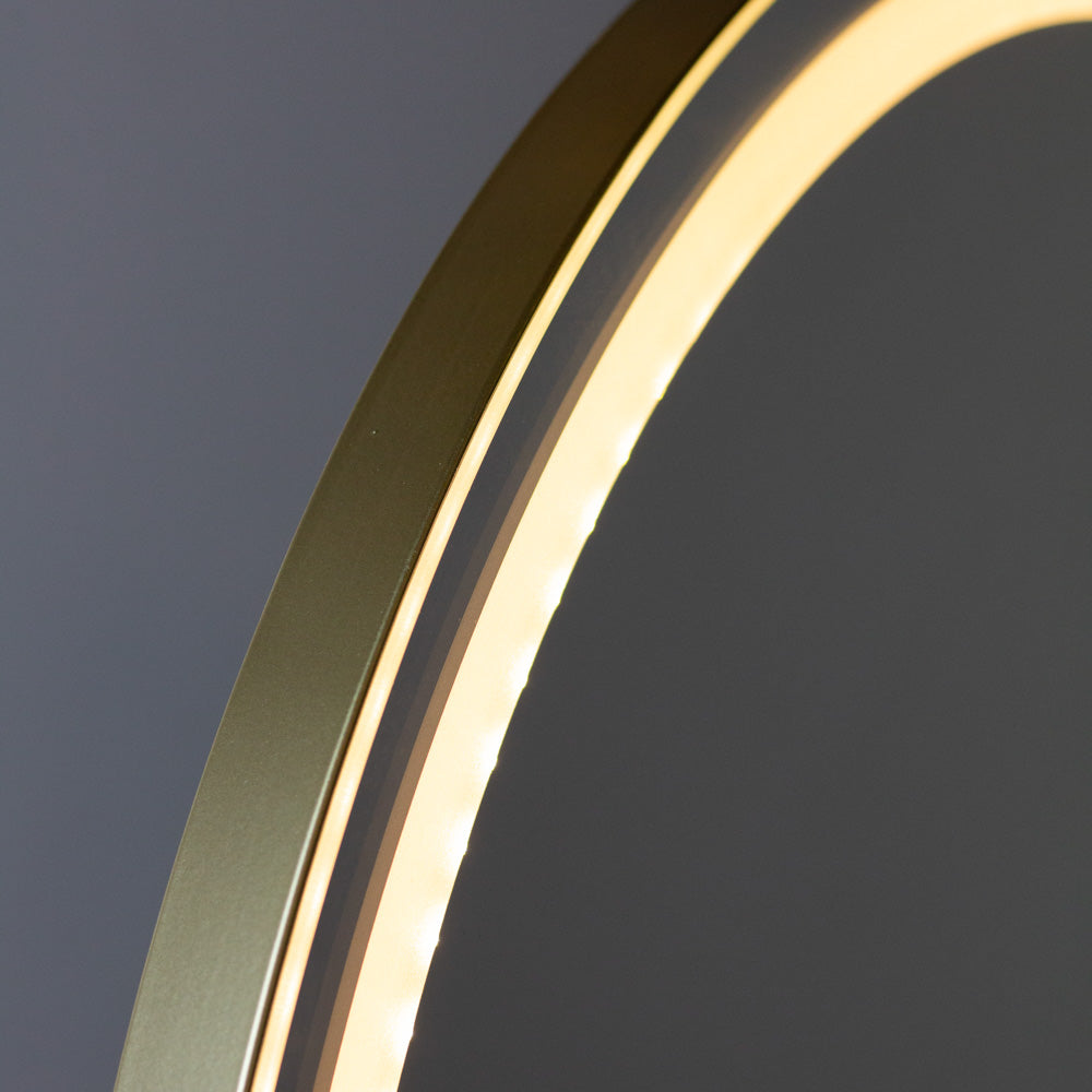 Tara Lane Vanity Mirror - Hollywood Round Gold **CLICK & COLLECT ONLY**