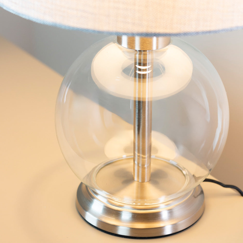 Tara Lane Table Lamp -  Bella Silver/Gold ** CLICK & COLLECT ONLY**