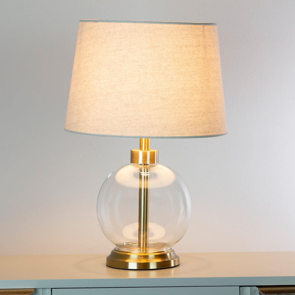 Tara Lane Table Lamp -  Bella Silver/Gold ** CLICK & COLLECT ONLY**