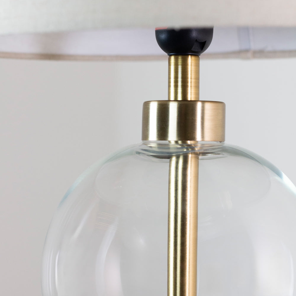 Tara Lane Table Lamp -  Bella Silver/Gold ** CLICK & COLLECT ONLY**