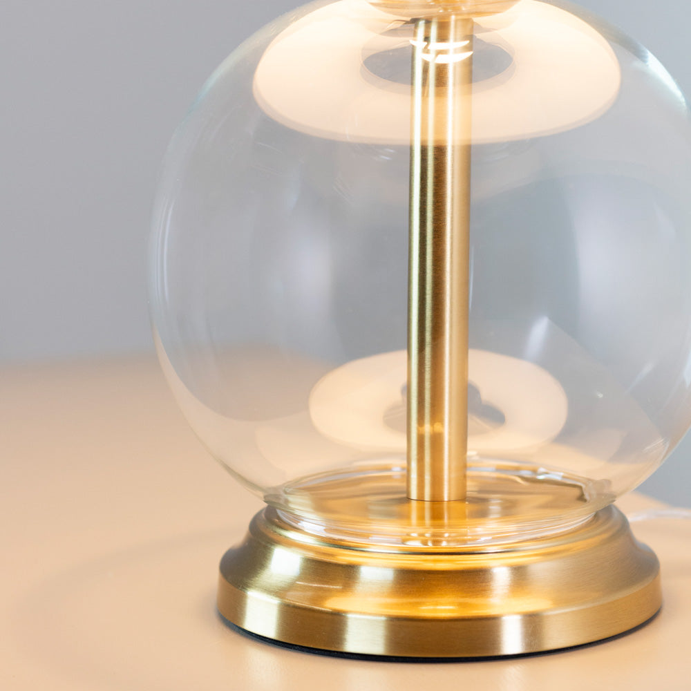 Tara Lane Table Lamp -  Bella Silver/Gold ** CLICK & COLLECT ONLY**