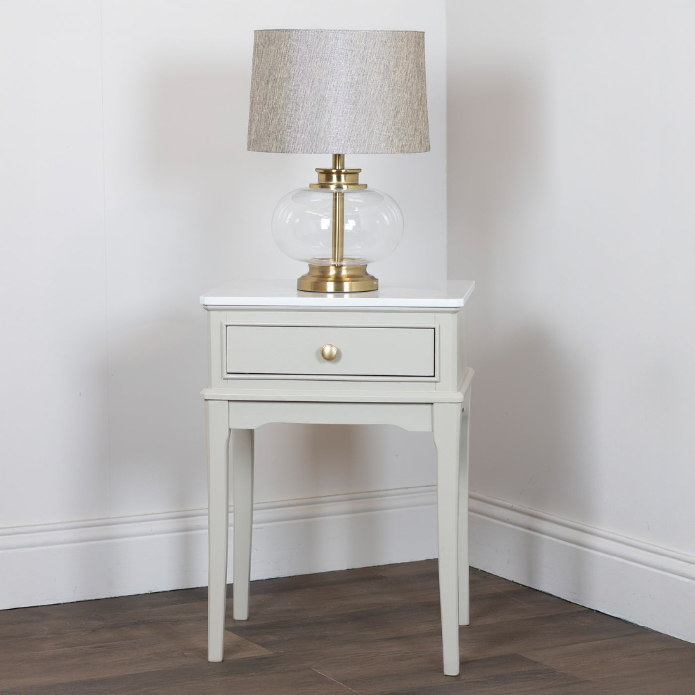 Tara Lane Furniture - Monroe Marble Top Collection - Stone **CLICK & COLLECT ONLY**