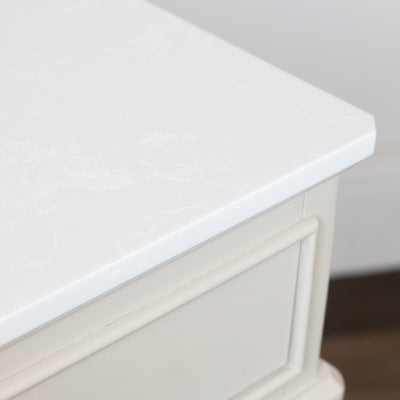 Tara Lane Furniture - Monroe Marble Top Collection - Stone **CLICK & COLLECT ONLY**