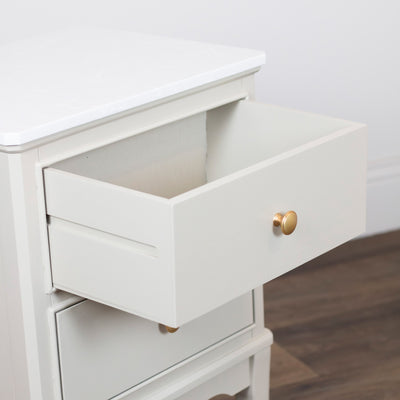 Tara Lane Furniture - Monroe Marble Top Collection - Stone **CLICK & COLLECT ONLY**