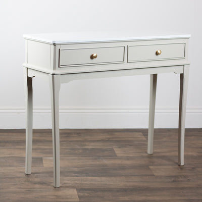 Tara Lane Furniture - Monroe Marble Top Collection - Stone **CLICK & COLLECT ONLY**