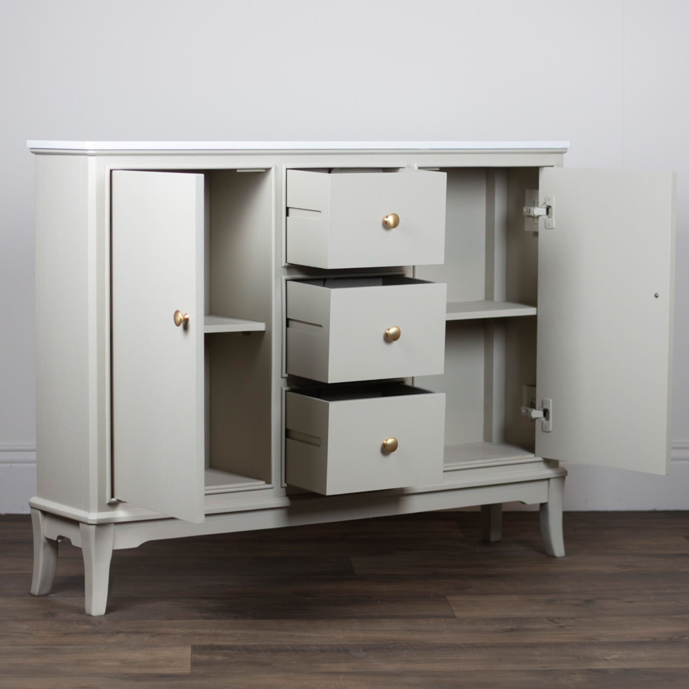 Tara Lane Furniture - Monroe Marble Top Collection - Stone **CLICK & COLLECT ONLY**