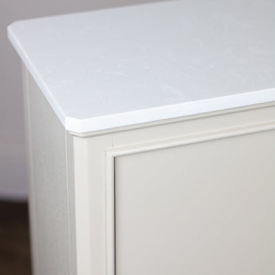 Tara Lane Furniture - Monroe Marble Top Collection - Stone **CLICK & COLLECT ONLY**