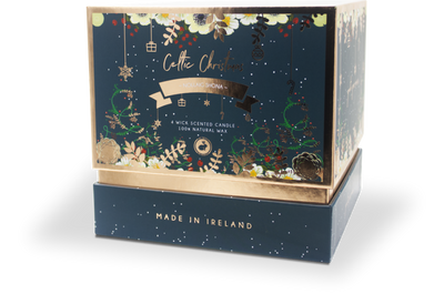 Celtic Candles Christmas 2025 Luxury 4 Wick Candle Collection